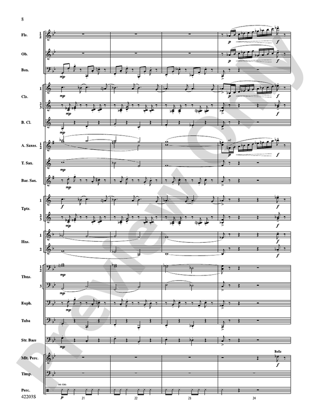 Overture from Egyptian Nights - Concert Band Conductor Score & Parts (Digital Download)