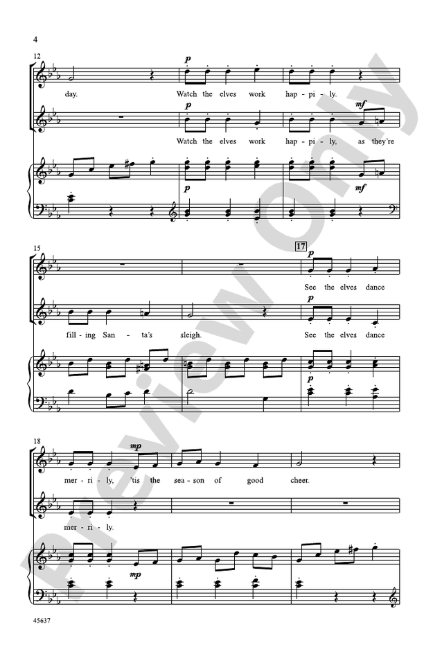 Dance of the Elves – 2-Part Choral Octavo (Digital Download)