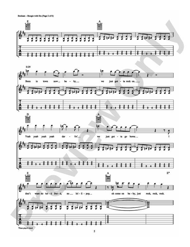 Boogie with Stu - Guitar TAB (Digital Download)