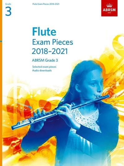 ABRSM Flute Exam pieces 2018-2021 Grade 3 - Score/Part/Audio Download