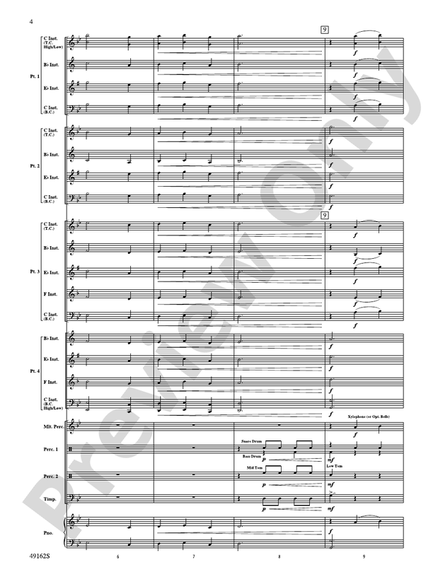 Residence of the Lords (Flexible Arrangement) - Concert Band Conductor Score & Parts (Digital Download)