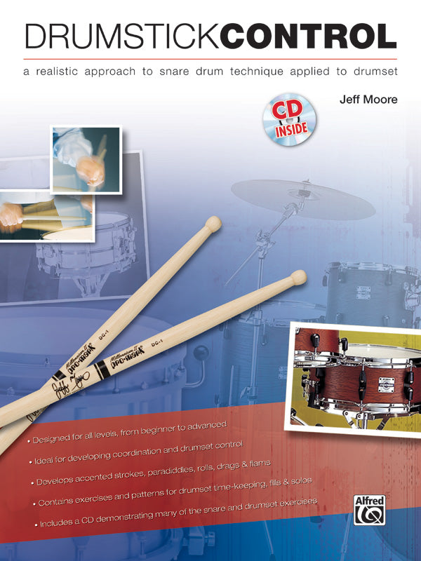 Drumstick Control Snare Drum Book/CD