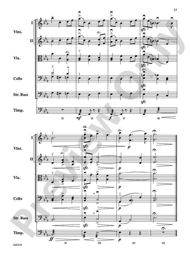Enigma Variations - String Orchestra Conductor Score & Parts (Digital Download)
