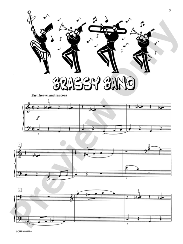 Brassy Band - Piano Solo (Digital Download)