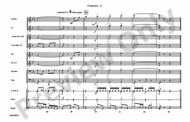 Service Songs - Set 2 (Marines/Air Force) – Marching Band Conductor Score & Parts (Digital Download)