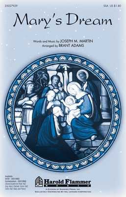 Mary's Dream - Joseph M. Martin - SSA Brant Adams Joseph M. Martin Shawnee Press Choral Score Octavo