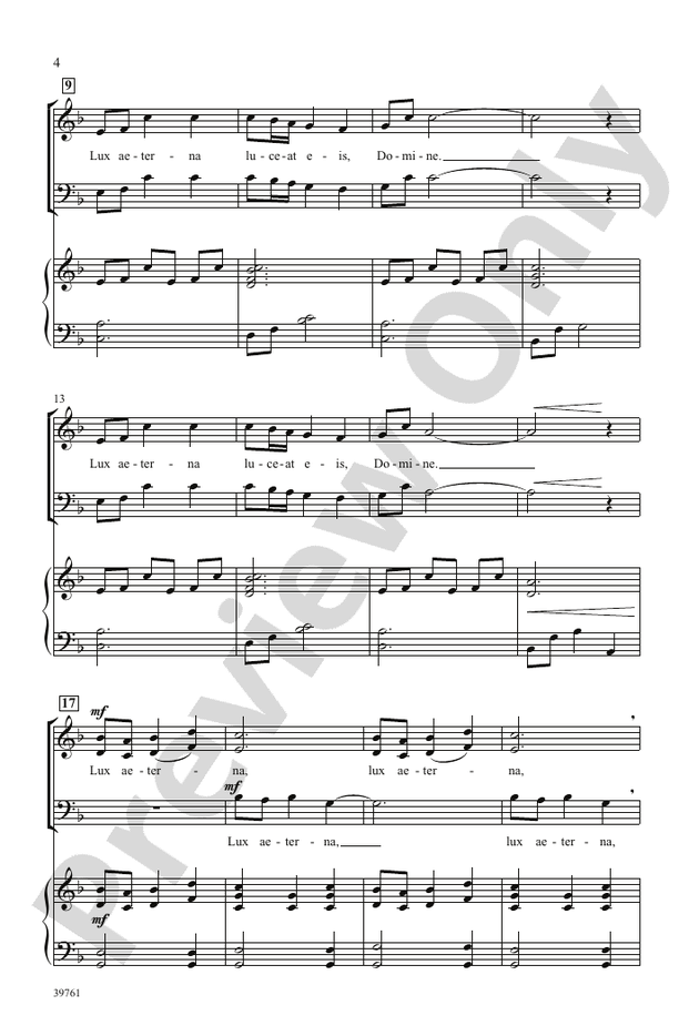 Lux Aeterna - Sally K. Albrecht – SATB Choral Octavo (Digital Download)