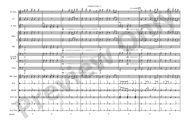 Liar – Marching Band Conductor Score & Parts (Digital Download)
