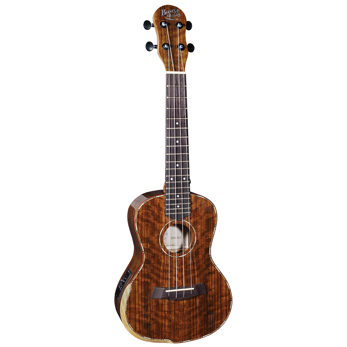 Barnes & Mullins BMUK5CE Concert Walnut Ukulele with Pickup