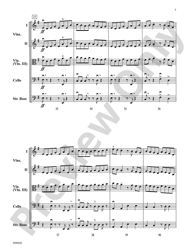 Volcano - String Orchestra Conductor Score & Parts (Digital Download)