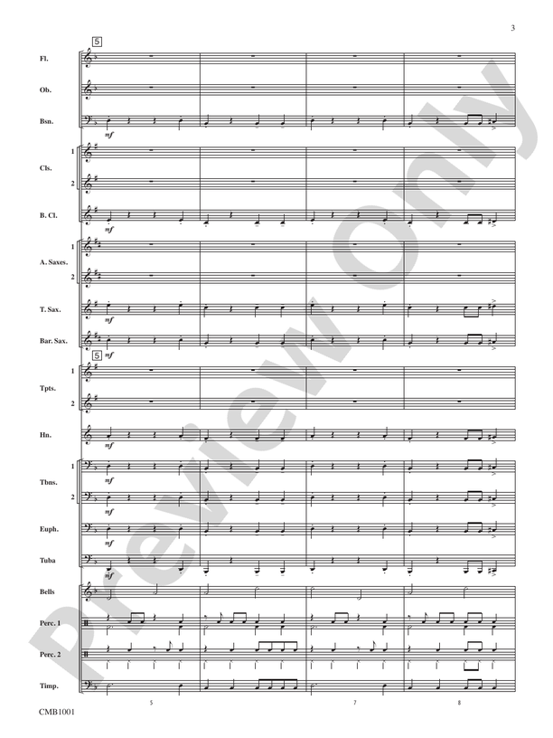 Circuits - Concert Band Conductor Score & Parts (Digital Download)
