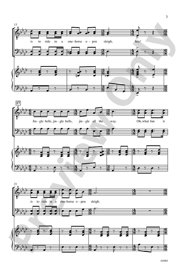 Jingle Bells (Sort Of) – TTBB Choral Octavo (Digital Download)