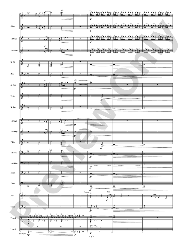 Across Illuminated Skies - Concert Band Conductor Score & Parts (Digital Download)