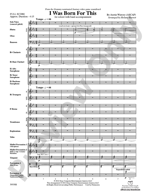 I'll Be Home for Christmas - Concert Band Conductor Score & Parts (Digital Download)