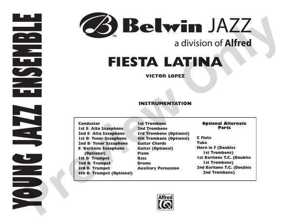 Fiesta Latina - Jazz Ensemble Conductor Score & Parts (Digital Download)