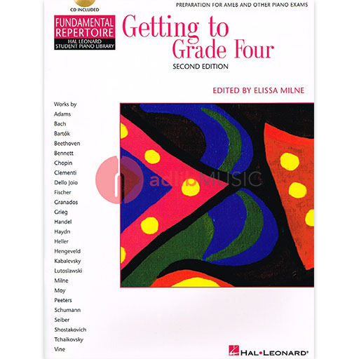 Getting To Grade Four for Piano - Book/OLA