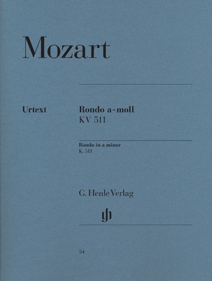 Mozart - Rondo K511 AMin Urtext - Piano Solo Henle HN54