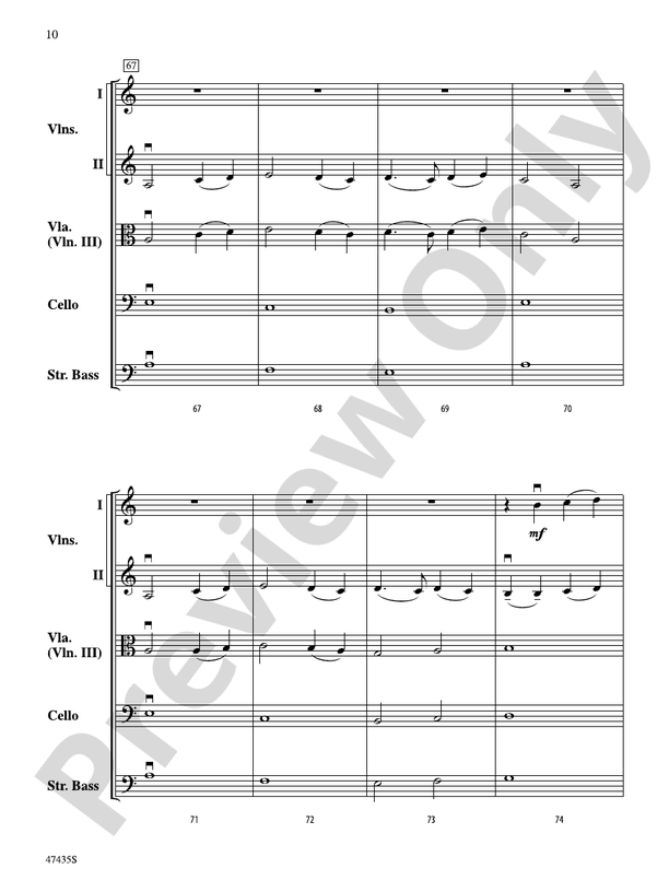 Christmas in the Mountains - String Orchestra Conductor Score & Parts (Digital Download)
