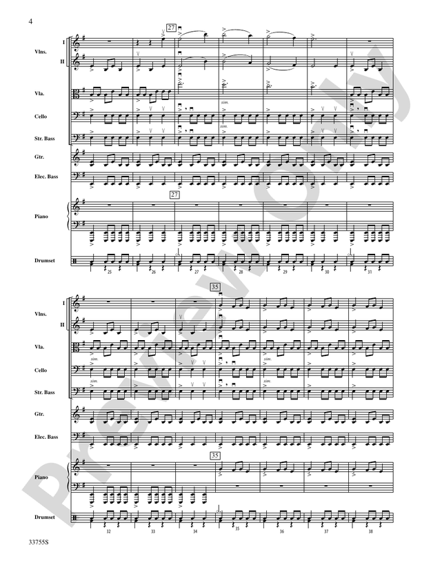 Christmas Eve/Sarajevo 12/24 – String Orchestra Conductor Score & Parts (Digital Download)
