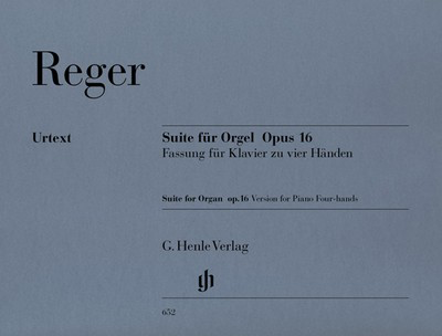 Suite in E minor for Organ Op 16 for 1P4H