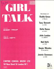 Girl Talk - Bobby Troup (35981) - PVG (Digital Download)