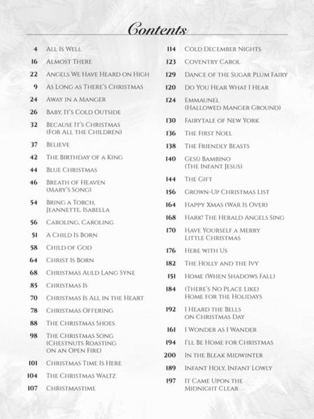 100 Most Beautiful Christmas Songs - P/V/G - Hal Leonard