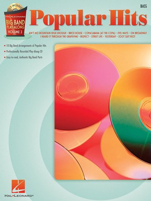 Popular Hits - Bass - Big Band Play-Along Volume 2 - Various - Bass Guitar Hal Leonard /CD