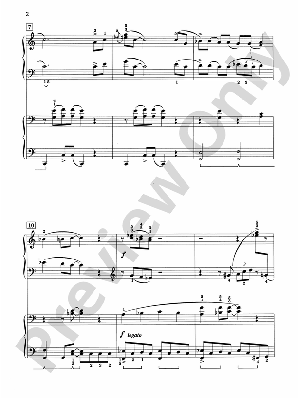 Back Bay Blues - 2 Pianos, 4 Hands (Digital Download)