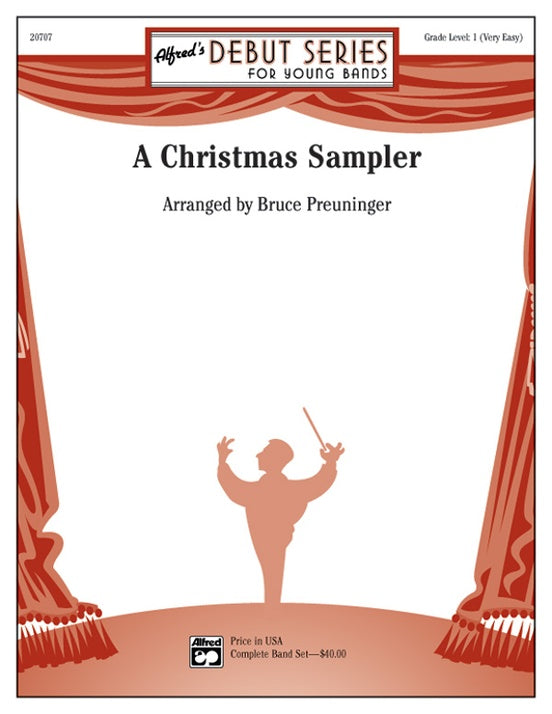 A Christmas Sampler - Concert Band Conductor Score & Parts (Digital Download)