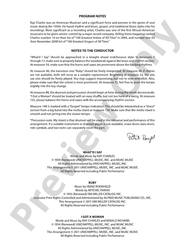 A Man and His Soul - Concert Band Conductor Score & Parts (Digital Download)