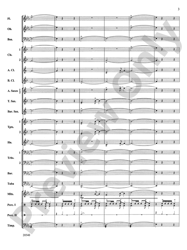 Matrix - Concert Band Conductor Score & Parts (Digital Download)