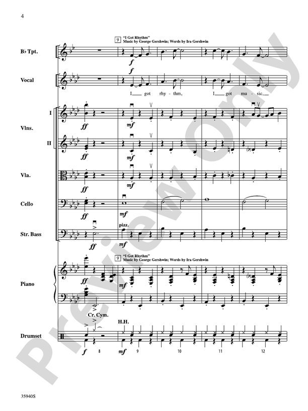That Gershwin Rhythm - String Orchestra Conductor Score & Parts (Digital Download)