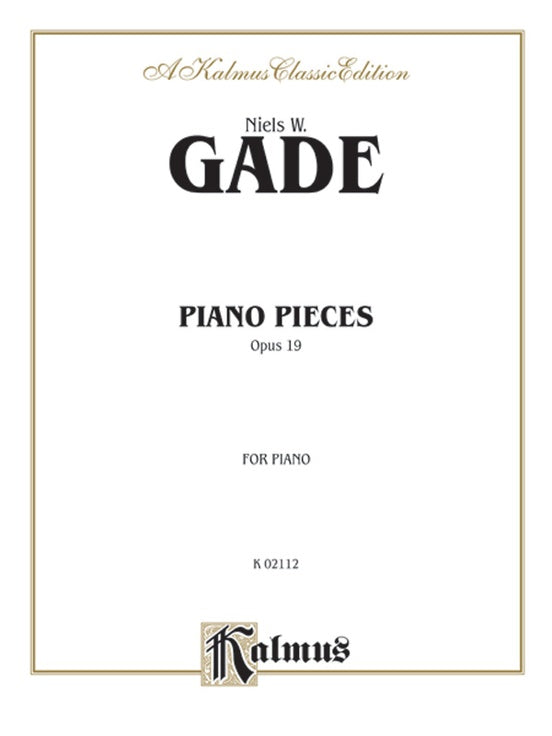 Gade - Piano Pieces, Op. 19 - Piano Solo (Digital Download)