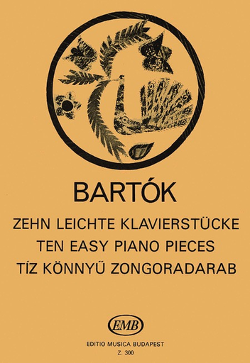 Ten Easy Piano Pieces - Bela Bartok - EMB