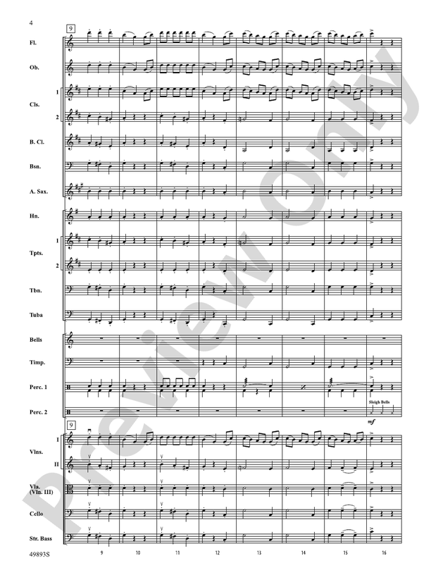 Christmas at the Symphony – Full Orchestra Conductor Score & Parts (Digital Download)