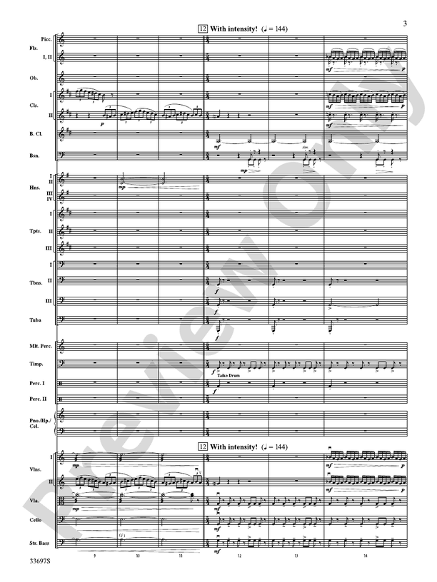 Harry Potter and the Half-Blood Prince, Concert Suite from – Full Orchestra Conductor Score & Parts (Digital Download)