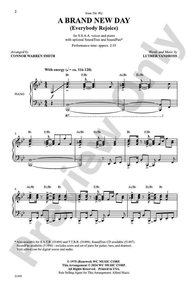 A Brand New Day - SSAA Choral Octavo (Digital Download)