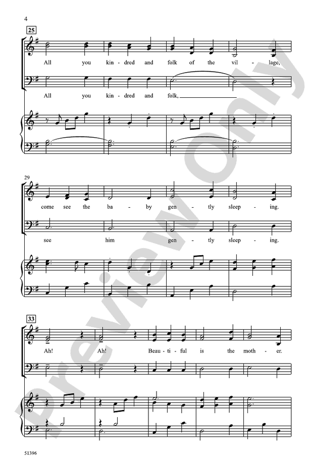 Bring a Torch, Jeanette, Isabella - SAB Choral Octavo (Digital Download)
