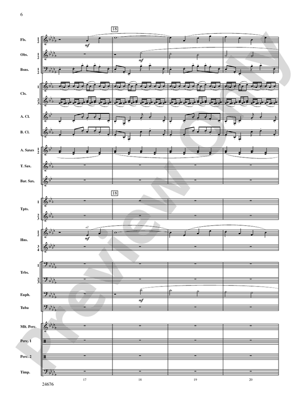 As a Wind from the North - Concert Band Conductor Score & Parts (Digital Download)