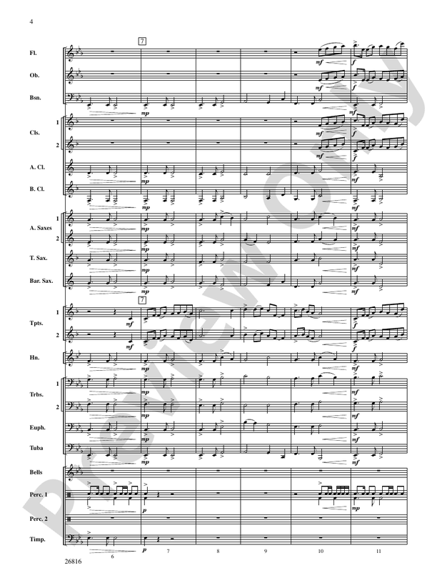 The Spirit of Killian Hill - Concert Band Conductor Score & Parts (Digital Download)