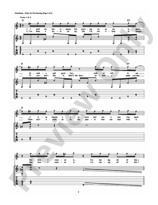 Woke Up This Morning - Guitar TAB (Digital Download)
