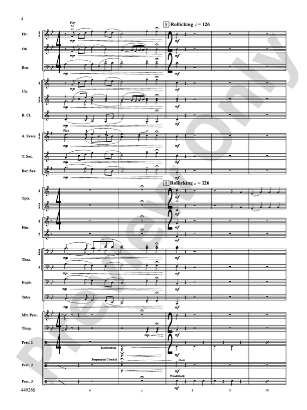 Australiana - Concert Band Conductor Score & Parts (Digital Download)