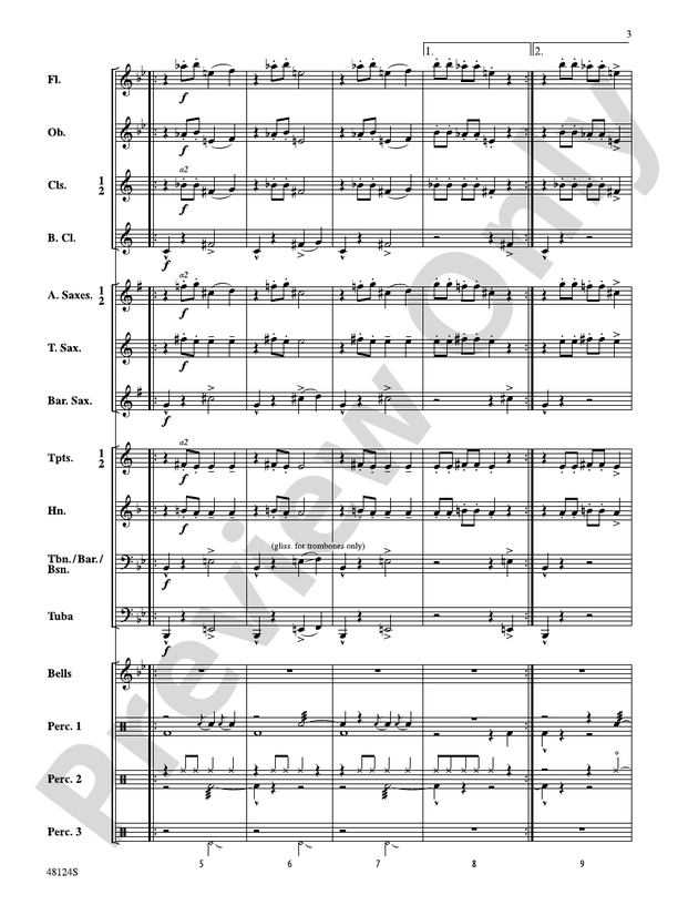 Tin Man Does the Iron City - Concert Band Conductor Score & Parts (Digital Download)