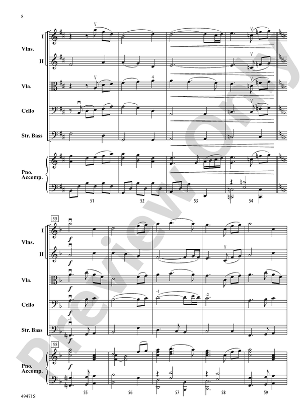 Ruby Mountain Serenade - String Orchestra Conductor Score & Parts (Digital Download)