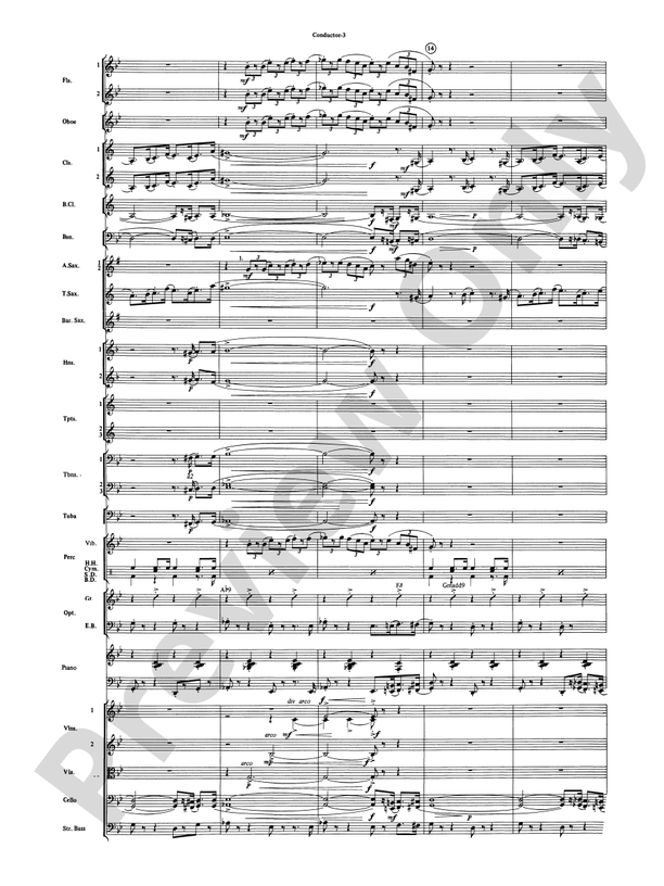 The Pink Panther (Grade 3.5) - Full Orchestra Conductor Score & Parts (Digital Download)