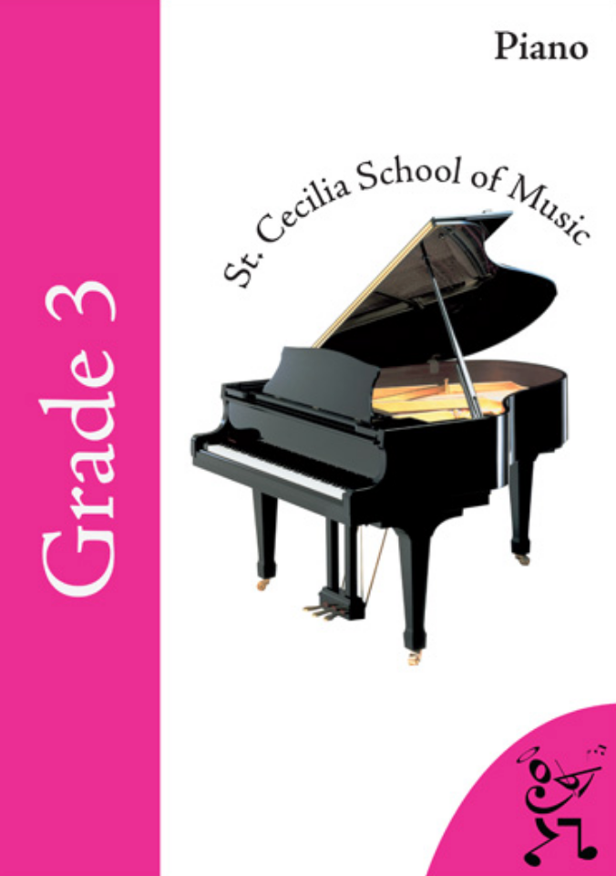 St Cecilia School of Music (SCSM) Piano Examination Book - Grade Three