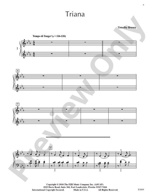 Triana - Piano (Digital Download)