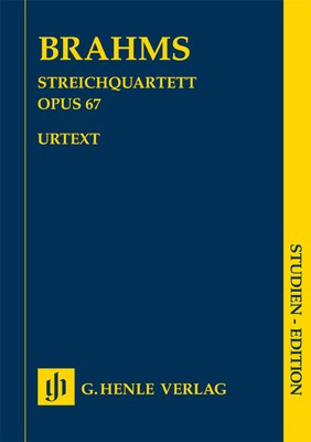 String Quartet Op 67 Study Score