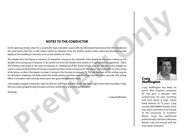 When I Fall in Love (Grade 3) - Jazz Ensemble Conductor Score & Parts (Digital Download)