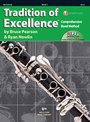 Tradition of Excellence Book 3 - Clarinet - Comprehensive Band Method - Clarinet Bruce Pearson|Ryan Nowlin Neil A. Kjos Music Company Sftcvr/Online Media